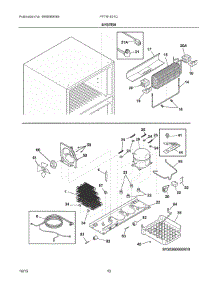 05 - System parts for Frigidaire Refrigerator FFTR1831QE1 from AppliancePartsPros.com