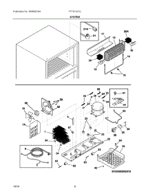 05 - System parts for Frigidaire Refrigerator FFTR1831QS0 from AppliancePartsPros.com