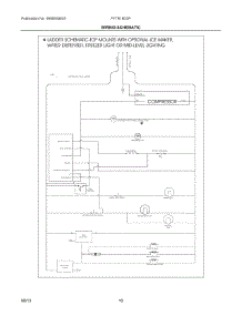 06 - Wiring Schematic parts for Frigidaire Refrigerator FFTR18D2PB4 from AppliancePartsPros.com