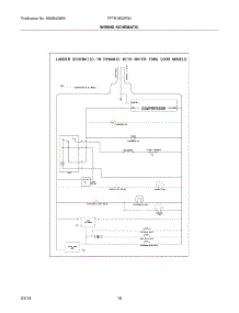 10 - Wiring Schematic parts for Frigidaire Refrigerator FFTR18D2PS4 from AppliancePartsPros.com