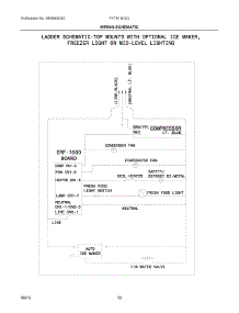 06 - Wiring Schematic parts for Frigidaire Refrigerator FFTR18D2QB1 from AppliancePartsPros.com