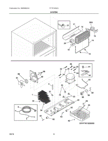 05 - System parts for Frigidaire Refrigerator FFTR18G2QS5A from AppliancePartsPros.com