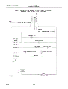 06 - Wiring Schematic parts for Frigidaire Refrigerator FFTR2021QB2 from AppliancePartsPros.com