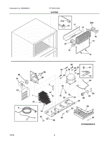 05 - System parts for Frigidaire Refrigerator FFTR2021QB3 from AppliancePartsPros.com