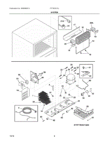 05 - System parts for Frigidaire Refrigerator FFTR2021QB4 from AppliancePartsPros.com