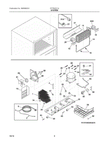 05 - System parts for Frigidaire Refrigerator FFTR2021QS2 from AppliancePartsPros.com