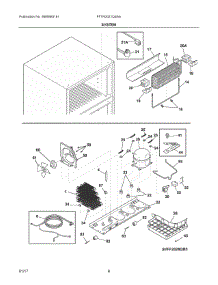 05 - System parts for Frigidaire Refrigerator FFTR2021QSAA from AppliancePartsPros.com