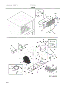 05 - System parts for Frigidaire Refrigerator FFTR2028SS1 from AppliancePartsPros.com