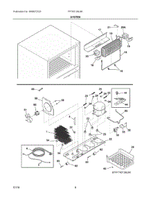 05 - System parts for Frigidaire Refrigerator FFTR2126LBK from AppliancePartsPros.com