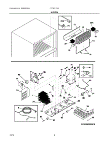 05 - System parts for Frigidaire Refrigerator FFTR2131QS0 from AppliancePartsPros.com