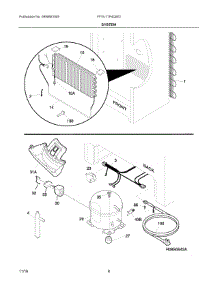 04 - System parts for Frigidaire Freezer FFVU17F4QWD from AppliancePartsPros.com