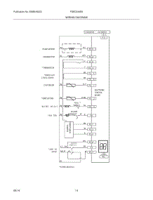 14 - Wiring Diagram parts for Frigidaire Dishwasher FGBD2445NW2A from AppliancePartsPros.com
