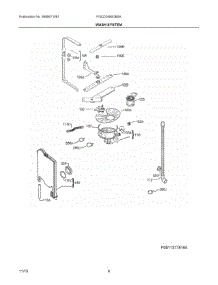 05 - Wash System parts for Frigidaire Dishwasher FGCD2456QB0A from AppliancePartsPros.com