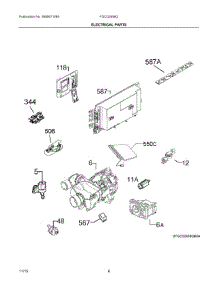 04 - Electrical Parts parts for Frigidaire Dishwasher FGCD2456QB0B from AppliancePartsPros.com