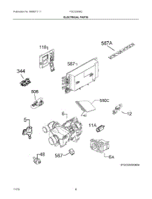 04 - Electrical Parts parts for Frigidaire Dishwasher FGCD2456QF0B from AppliancePartsPros.com