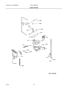 05 - Wash System parts for Frigidaire Dishwasher FGCD2456QF4B from AppliancePartsPros.com