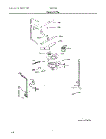 05 - Wash System parts for Frigidaire Dishwasher FGCD2456QW0B from AppliancePartsPros.com