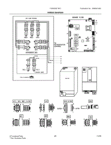 11 - Wiring Diagram parts for Frigidaire Refrigerator FGEB28D7RF2 from AppliancePartsPros.com