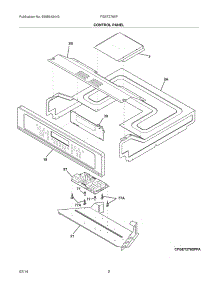 03 - Control Panel parts for Frigidaire Wall Oven FGET2765PBC from AppliancePartsPros.com