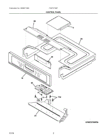 02 - Control Panel parts for Frigidaire Oven FGET2765PBD from AppliancePartsPros.com
