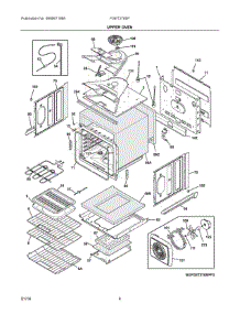 03 - Upper Oven parts for Frigidaire Oven FGET2765PBD from AppliancePartsPros.com