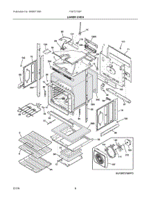 04 - Lower Oven parts for Frigidaire Oven FGET2765PBD from AppliancePartsPros.com
