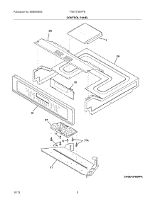 03 - Control Panel parts for Frigidaire Wall Oven FGET2765PFB from AppliancePartsPros.com
