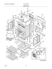 07 - Lower Oven parts for Frigidaire Wall Oven FGET2765PFB from AppliancePartsPros.com
