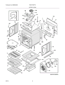 05 - Upper Oven parts for Frigidaire Wall Oven FGET2765PFC from AppliancePartsPros.com