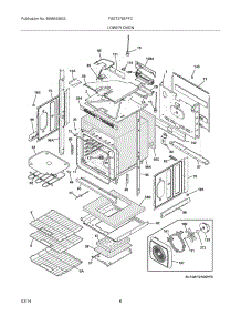 07 - Lower Oven parts for Frigidaire Wall Oven FGET2765PFC from AppliancePartsPros.com