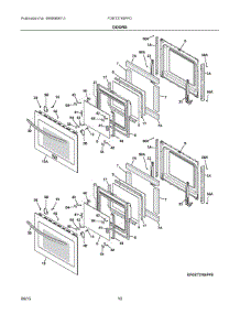05 - Doors parts for Frigidaire Oven FGET2765PFD from AppliancePartsPros.com