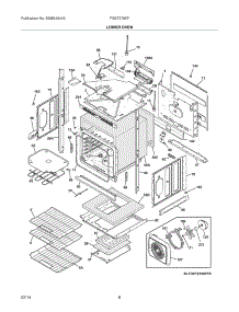 07 - Lower Oven parts for Frigidaire Wall Oven FGET2765PWC from AppliancePartsPros.com