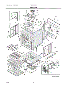 03 - Upper Oven parts for Frigidaire Wall Oven FGET3065PDA from AppliancePartsPros.com