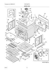 05 - Upper Oven parts for Frigidaire Wall Oven FGET3065PFA from AppliancePartsPros.com