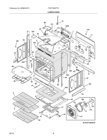 07 - Lower Oven parts for Frigidaire Wall Oven FGET3065PFA from AppliancePartsPros.com