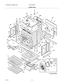 07 - Lower Oven parts for Frigidaire Wall Oven FGET3065PFB from AppliancePartsPros.com