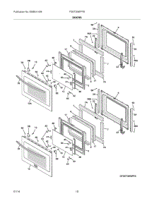 09 - Doors parts for Frigidaire Wall Oven FGET3065PFB from AppliancePartsPros.com