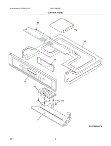 03 - Control Panel parts for Frigidaire Wall Oven FGET3065PFC from AppliancePartsPros.com