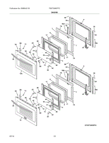 09 - Doors parts for Frigidaire Wall Oven FGET3065PFC from AppliancePartsPros.com