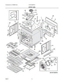 03 - Upper Oven parts for Frigidaire Oven FGET3065PFD from AppliancePartsPros.com