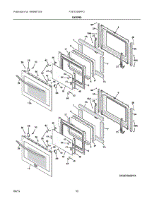 05 - Doors parts for Frigidaire Oven FGET3065PFD from AppliancePartsPros.com