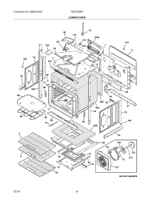 07 - Lower Oven parts for Frigidaire Wall Oven FGET3065PWC from AppliancePartsPros.com