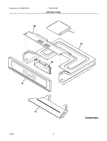 02 - Control Panel parts for Frigidaire Oven FGEW2765PBD from AppliancePartsPros.com