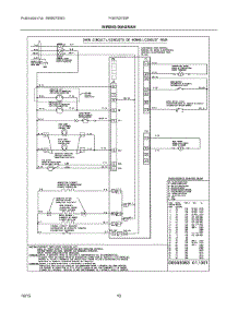 05 - Wiring Diagram parts for Frigidaire Oven FGEW2765PBD from AppliancePartsPros.com