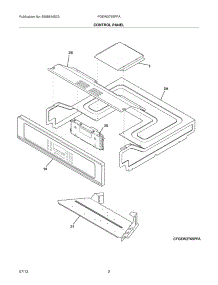 03 - Control Panel parts for Frigidaire Wall Oven FGEW2765PFA from AppliancePartsPros.com