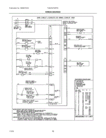 05 - Wiring Diagram parts for Frigidaire Oven FGEW2765PFD from AppliancePartsPros.com