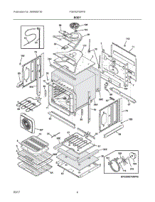 03 - Body parts for Frigidaire Wall Oven FGEW2765PFE from AppliancePartsPros.com