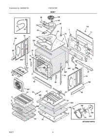 03 - Body parts for Frigidaire Wall Oven FGEW2765PWE from AppliancePartsPros.com