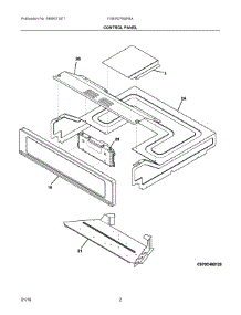 02 - Control Panel parts for Frigidaire Oven FGEW276SPBA from AppliancePartsPros.com