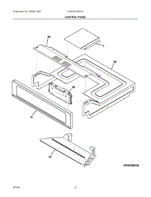 02 - Control Panel parts for Frigidaire Oven FGEW276SPFA from AppliancePartsPros.com